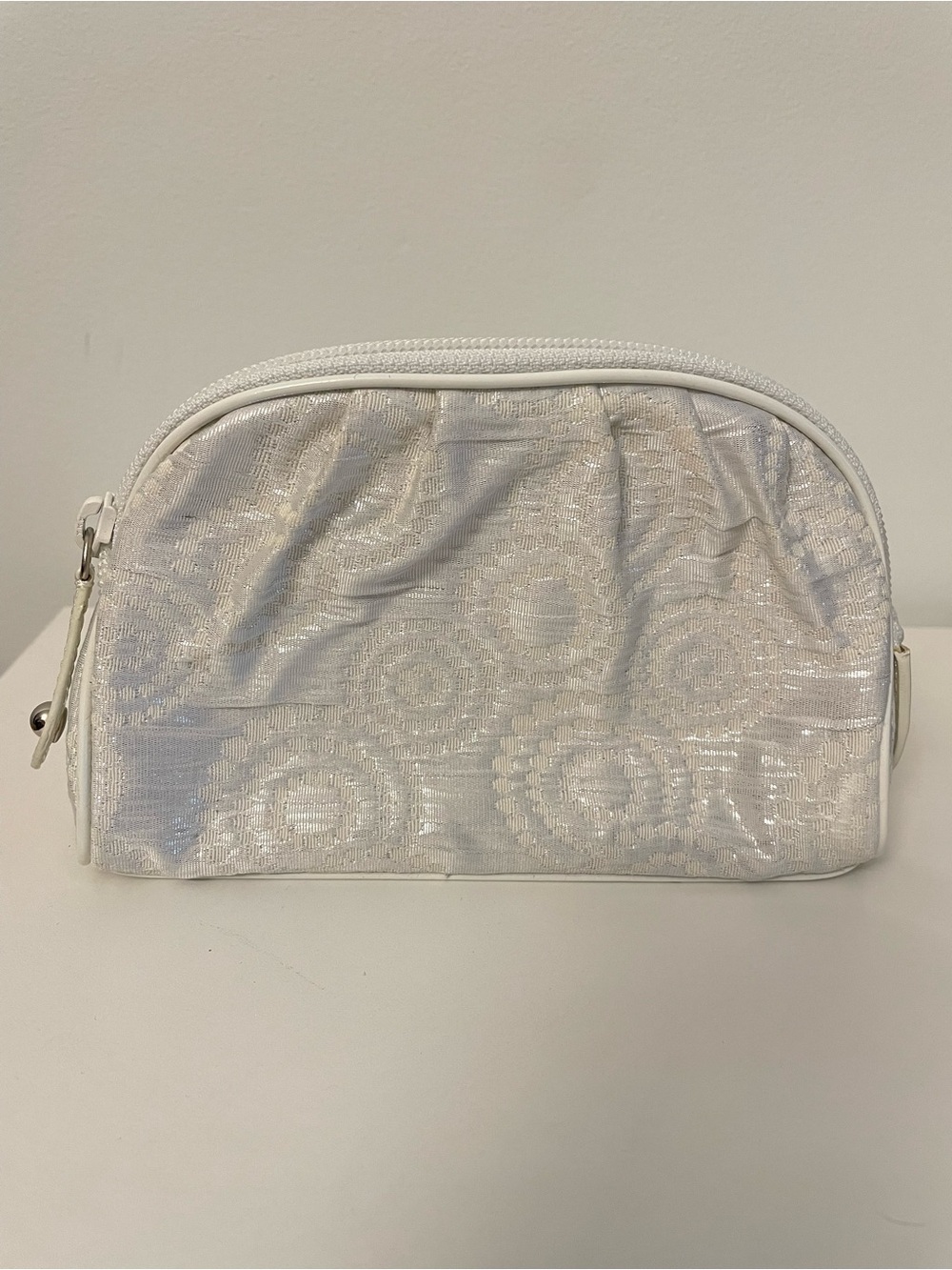 VTG NWT CLUB MONACO Roma Fabric Cosmetic Case